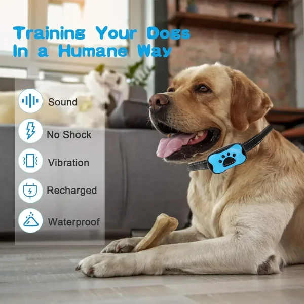 USB Rechargeable Anti-Barking Dog Training Collar - Image 2